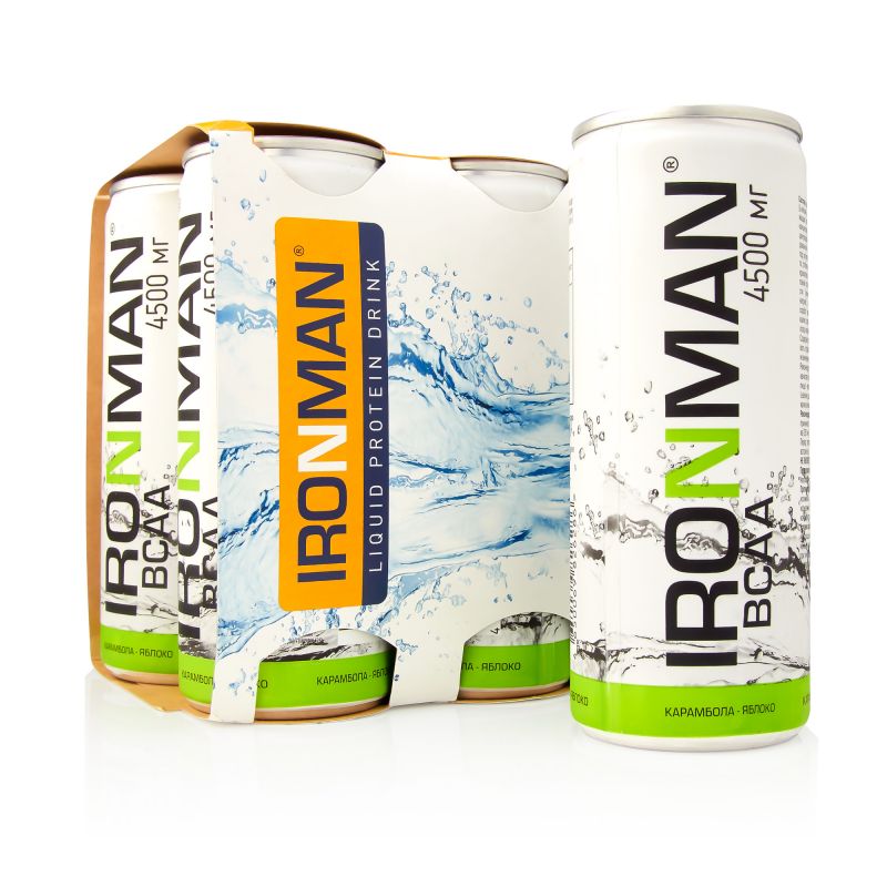 Напиток BCAA (Карамбола-яблоко) (0,25 л) Бокс 6 шт. - 250 мл