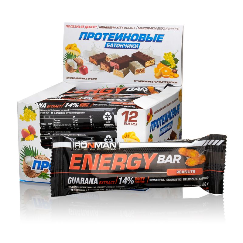 Ironman Energy Bar - 12 шт